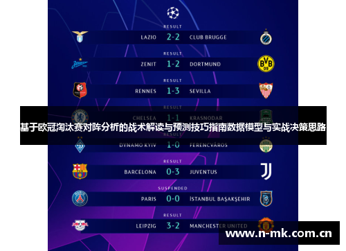 基于欧冠淘汰赛对阵分析的战术解读与预测技巧指南数据模型与实战决策思路 基于欧冠淘汰赛对阵分析的战术解读与预测技巧指南数据模型与实战决策思路
